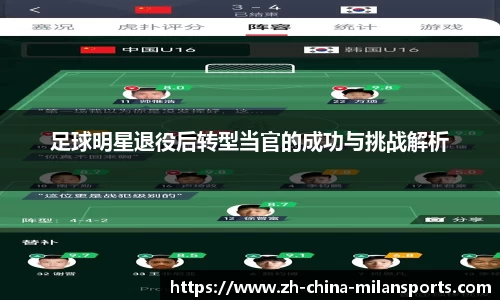 足球明星退役后转型当官的成功与挑战解析